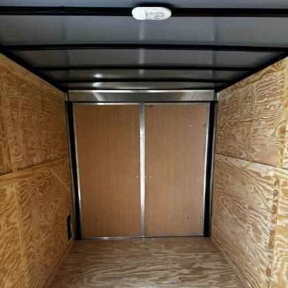 Titanium Cargo 7x14 Tandem Axle White Enclosed Trailer with Barn Doors - Image 2