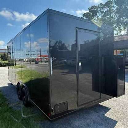 Titanium Cargo 8.5x20 Tandem Axle Black Concession Trailer with Black Out Package