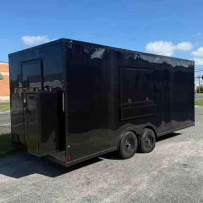 Titanium Cargo 8.5x20 Tandem Axle Black Concession Trailer with Black Out Package - Image 5