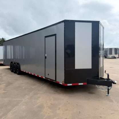 Titanium Cargo 8.5x36 Silver Frost Triple Axle Enclosed Cargo Trailer with Black Out Package - Image 2