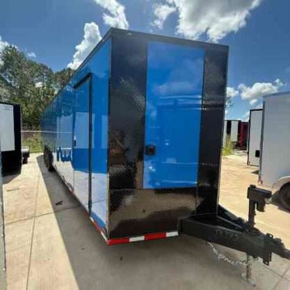 Titanium Cargo 8.5x36 Triple Axle Pepsi Blue with Electrical Package