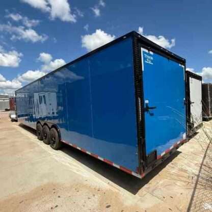 Titanium Cargo 8.5x36 Triple Axle Pepsi Blue with Electrical Package - Image 5