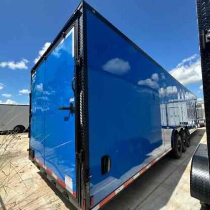 Titanium Cargo 8.5x36 Triple Axle Pepsi Blue with Electrical Package - Image 4