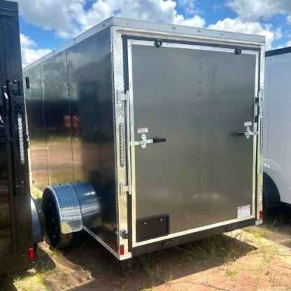Titanium Cargo 6x12 Single Axle Charcoal Grey Enclosed Trailer - Image 5
