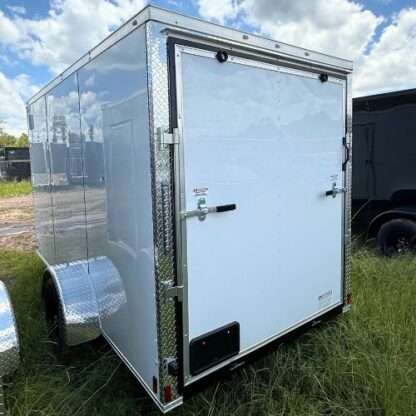 Titanium Cargo 6x12 Single Axle White Enclosed Trailer - Image 4