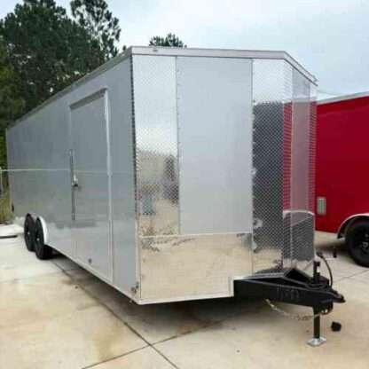 Titanium Cargo 8.5x24 Tandem Axle Silver Enclosed Trailer with Finished Interior