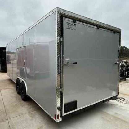 Titanium Cargo 8.5x24 Tandem Axle Silver Enclosed Trailer with Finished Interior - Image 6
