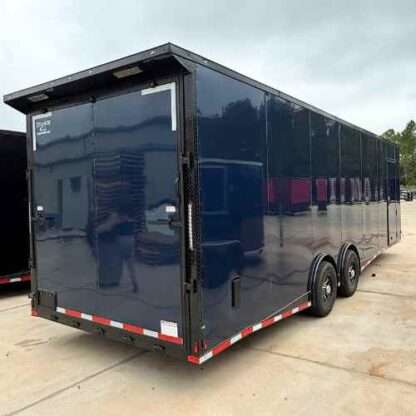 Titanium Cargo 8.5x28 Tandem Axle Indigo Blue Enclosed Trailer with Escape Door and Blackout Package - Image 4