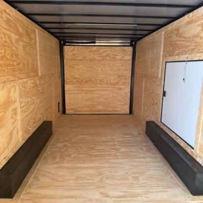 Titanium Cargo 8.5x28 Tandem Axle Indigo Blue Enclosed Trailer with Escape Door and Blackout Package - Image 3