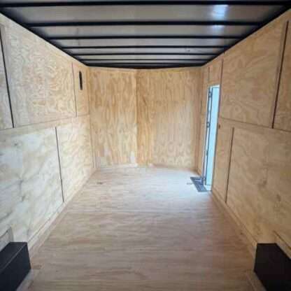 Titanium Cargo 8.5x28 Tandem Axle Indigo Blue Enclosed Trailer with Escape Door and Blackout Package - Image 2