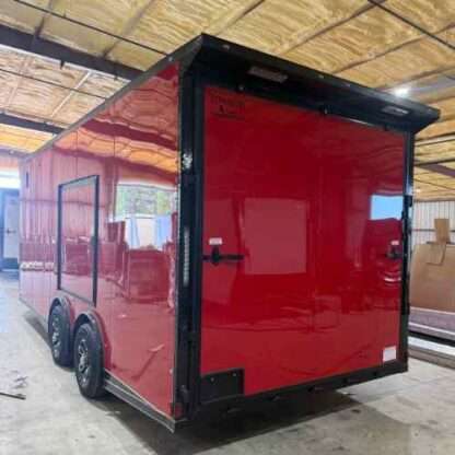 Titanium Cargo 8.5x20 Tandem Axle Red Race Trailer with Blackout Package - Image 4
