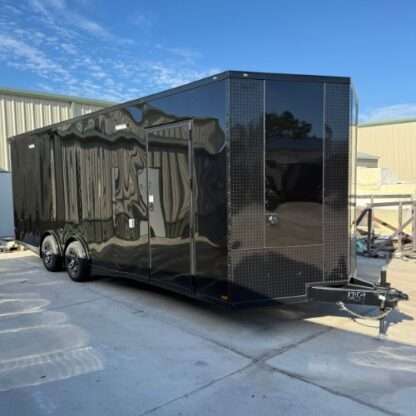 Titanium Cargo 8.5x24 Tandem Axle Black Race Trailer with Blackout Package
