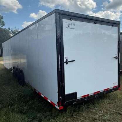 Titanium Cargo 8.5x36 Triple Axle White Enclosed Cargo Trailer with Blackout Package - Image 4
