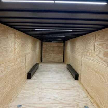 Titanium Cargo 8.5x36 Triple Axle White Enclosed Cargo Trailer with Blackout Package - Image 3
