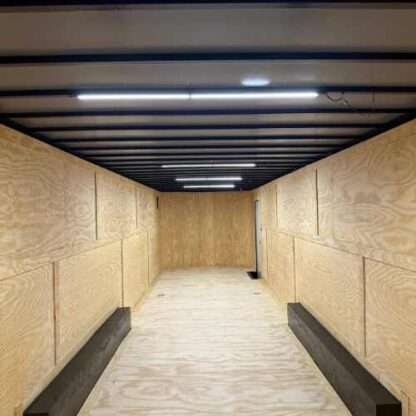 Titanium Cargo 8.5x36 Triple Axle White Enclosed Cargo Trailer with Blackout Package - Image 2