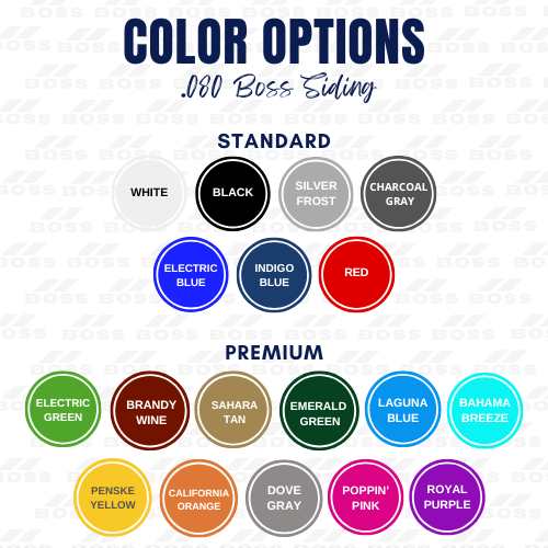 Boss Cargo Trailer Colors 032026