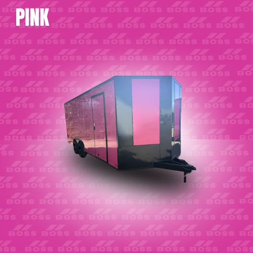 pink cargo trailer
